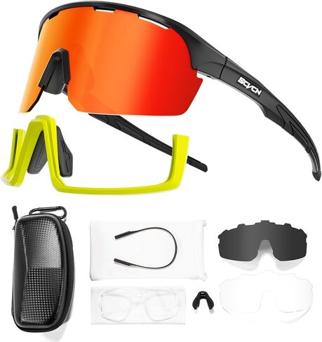 SCVCN Cycling Glasses Men Women Mountain Bike Sunglasses Polarized Sports MTB Triathlon Bicycle Running Golf in Saudi Arabia