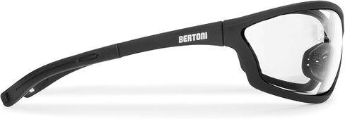 Bertoni Sports Safety Sunglasses with Optical Adaptor 100% UV Protection Windproof Antifog Lens AF100 Italy in Saudi Arabia