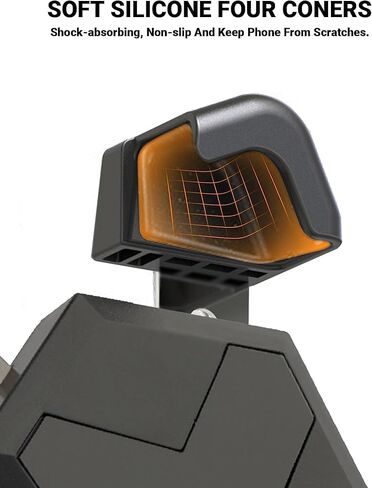 Himiway Bike Phone Holder, Motorcycle Phone Mount, 360° Rotatable One-Touch Automatically Lock & Quick Release Bicycle Handlebar Cell Phone Clamp, Scooter Phone Clip for 4.5''-7.2'' Cellphone in Kuwait