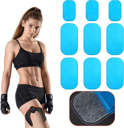 UYGHHK 24 قطعة من وسادات جل مدرب الورك ABS جل استبدال لمدرب الأرداف EMS ABS استبدال ورقة جل لمدرب الورك ABS تونر المؤخرة in Saudi Arabia