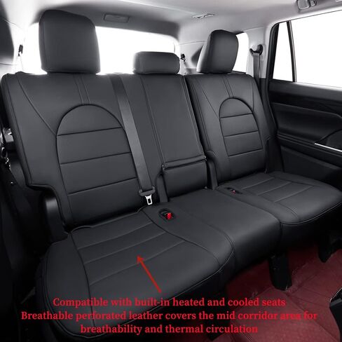 coverdream Custom Fit Seat Covers for Toyota 4Runner 2011-2024 5 Seats - Full Coverage Seat Protector,Polyester (Black,Full Set) in Kuwait