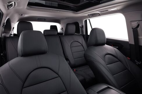 coverdream Custom Fit Seat Covers for Toyota 4Runner 2011-2024 5 Seats - Full Coverage Seat Protector,Polyester (Black,Full Set) in Kuwait