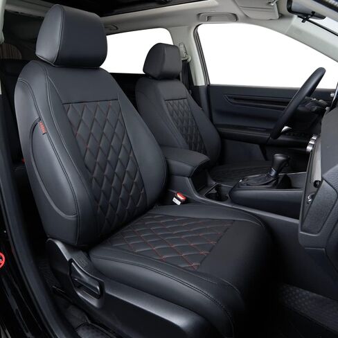 أغطية مقاعد مخصصة متوافقة مع موديلات Honda CRV 2017 2018 2019 2020 2021 2022 (رمادي، مجموعة كاملة) in Kuwait
