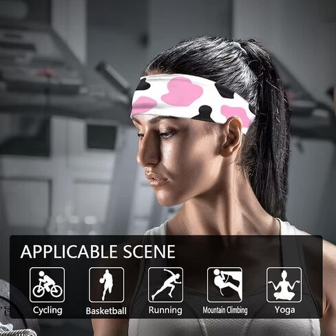 عصابات رأس رياضية للرجال، عصابة رأس للتمرين ماصة للرطوبة، لفافة رأس من الألياف الدقيقة قابلة للتمدد ومسامية وممتصة للرطوبة، عصابة شعر للجنسين in Kuwait