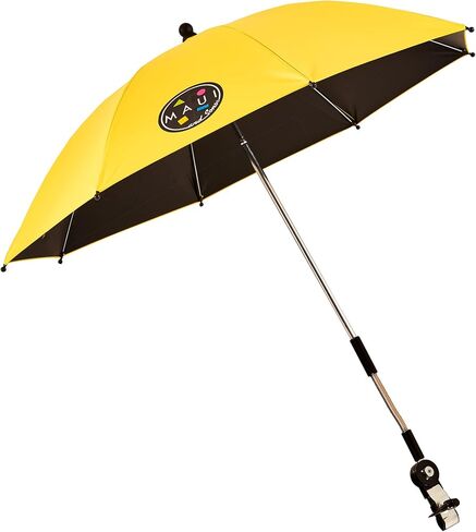 Maui and Sons Shadella Beach Umbrella for Chair, Strollers, Wheelchairs, Golf Caddy UV protection 50+ 180-degree Rotation in Kuwait