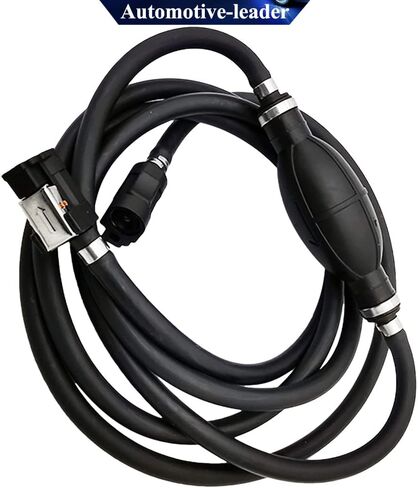 Automotive-leader Fuel Line Assembly Hand Pump Fuel Pump Rubber & Aluminum Motorcycle Hand Primer Pump Fits for Boats/RVs/Tractors/Caravans 6mm 1/4" in Saudi Arabia