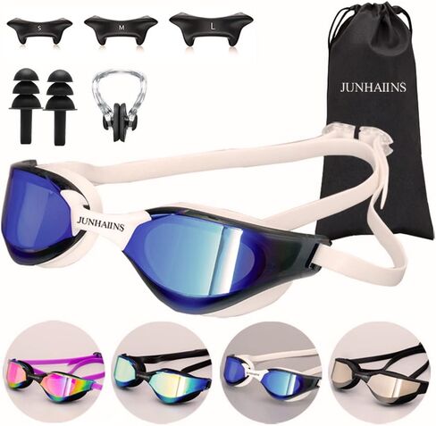 Swimming Goggles Glasses,Professional Anti Fog No Leaking UV Protection Racing Swim Goggles For Women Men Adult Youth in Saudi Arabia