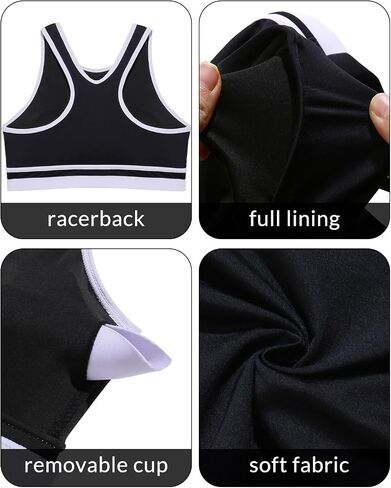 Yonique Women Sport Bikini Set Two Piece High Waist Swimsuit High Neck Colorblock Bathing Suit for Teen Juniors in Saudi Arabia