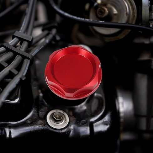 X AUTOHAUX Gold Tone Aluminum Alloy Gas Engine Oil Filler Cap Plug Cover for Mitsubishi in Saudi Arabia