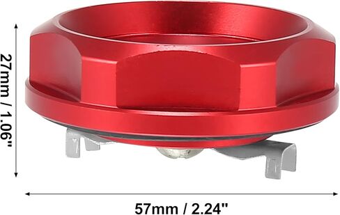 X AUTOHAUX Gold Tone Aluminum Alloy Gas Engine Oil Filler Cap Plug Cover for Mitsubishi in Saudi Arabia