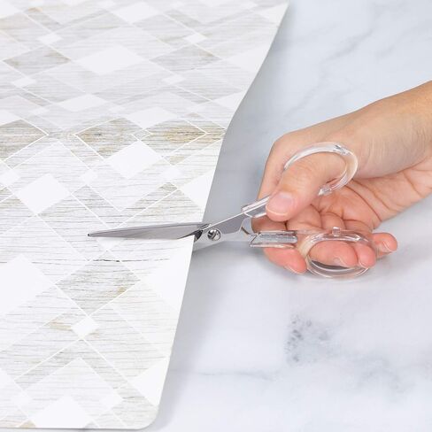 Staple & Stick | Stationery & Desk Accessories | Scissors, Staple Remover & Ruler Set | Rose Gold & Clear Acrylic Lucite | Office Desk Accessories | Office Gift Set in Saudi Arabia