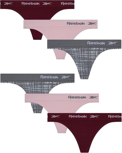 Reebok Women's Underwear - Seamless Thong (6 Pack) in Saudi Arabia