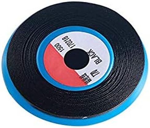 JOSDIOX Black Thread for Sewing Polyester T70#69 210d/3 Crafts Heavy Duty Thread 1500 Yds for Sewing Machine Outdoor Marine Jeans Leather Drapery Upholstery Embroidery Bag Shoes Canvas (Black) in Saudi Arabia