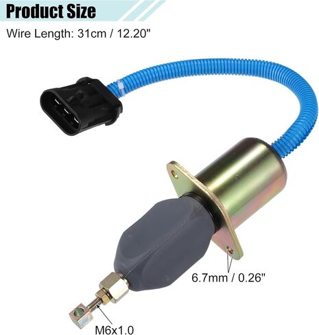 ACROPIX صمام الملف اللولبي لإيقاف الوقود مناسب لدودج رام 2500 3500 5.9L لمحرك الديزل 1994-1998 رقم 5016244AA - حزمة من 1 in Saudi Arabia