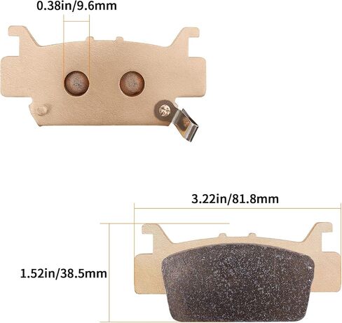 Brake Pads Replacement for Honda Pioneer 1000 1000-5 2016-2021 Talon 1000R 1000X 2019-2021 SXS 1000 M3 Pioneer 2016-2020 06451-HL4-A01 06452-HL4-A01 06431-HL4-A01 06432-HL4-A01 in Saudi Arabia