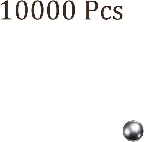 Kozelo 10000pcs Precision Balls - [0.8mm] Carbon Steel for Bearings Valves Use, Solid in Saudi Arabia