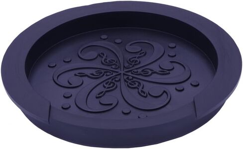 غطاء فتحة صوت الجيتار، غطاء مطاطي للصوت مقاس 4 بوصة، مخفف ردود الفعل للجيتار الصوتي (بني) in Kuwait