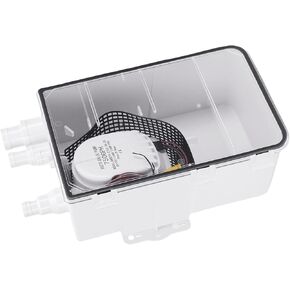 مضخة حوض الاستحمام Akozon 750 GPH، مضخة ماء آسن أوتوماتيكية مع تصميم متعدد المداخل لكابينة القارب وتصريف حوض المطبخ RV in Kuwait