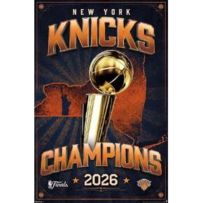 ملصق حائط بشعار فريق NBA New York Knicks - 2026 NBA Finals، مقاس 34 بوصة × 22.4 عرض، إصدار ممتاز غير مؤطر in Kuwait
