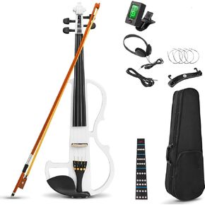 4/4 full-size silent electric violin white in Kuwait