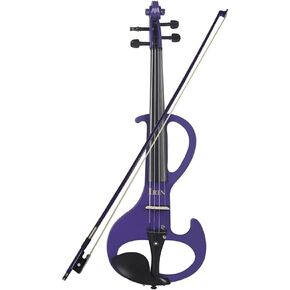 Professional 4/4 electric violin, violin string instrument, purple in Kuwait