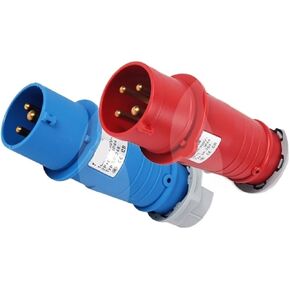 1 Pcs Industrial Plug IP44 Waterproof and Rainproof Power Outdoor Surface Mounted Portable Mobile(SP-260 3P 32A) in Kuwait