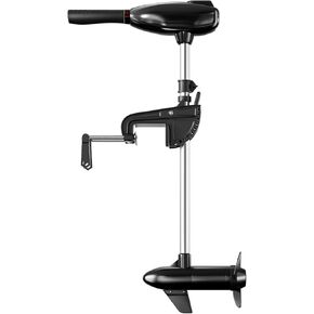 62LB Thrust Electric Trolling Motor, Transom Mount, Telescopic Handle, LED Battery Indicator, Freshwater & Saltwater, for Kayak Fishing Boat (62 Lb) in Saudi Arabia