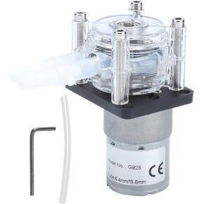 Peristaltic Pump 500ml Min 12v Dc, Large Flow Steel Peristaltic Pump Slot with Silicone Tube for Aquarium Lab Analytical (12V) in Saudi Arabia
