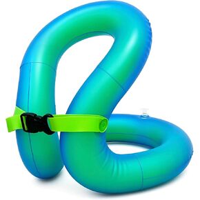Swim Vest for Teenagers 15+yrs, Portable Swimming Floaties with Double Surround Air Bag for Teens, 100-120lbs, Swim Floaties for Adults in Kuwait