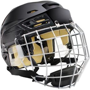 Ice Hockey Helmet with Cage Breathable Headgear Sturdy Ice Skate Helmet in Kuwait