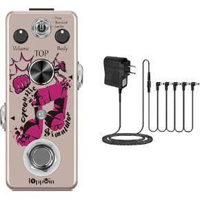 Acoustic Guitar Simulator Pedal & IOppWin DC 9V Guitar Pedal Power Supply Adapter - 0.5A 5-Way Daisy Chain in Saudi Arabia