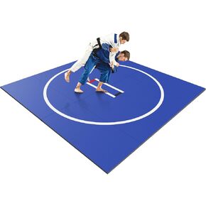 Generic 3M X 3M Gymnastics Training Mat Wear Resist Roll Out Wrestling Mat Anti-Slip Multi-Functional Training Blankets for Grappling Martial Art Boxing Judo in Kuwait