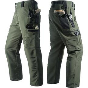 Men’s Tactical Military Cargo Pants 9 Pockets Combat Water Resistant Ripstop Lightweight Outdoor Work Hiking Pants in Kuwait