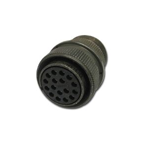 MS3106A28-21S Circular Connector Socket General Duty Non-Environmental Threaded Coupling Solder Termination Straight Plug 28-21 Insert Arrangement 28 Shell Size 37 Contacts in Kuwait