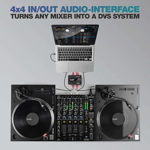 Reloop Flux Go Pocket-Sized USB-C DVS Audio Interface for Serato DJ Pro in Kuwait