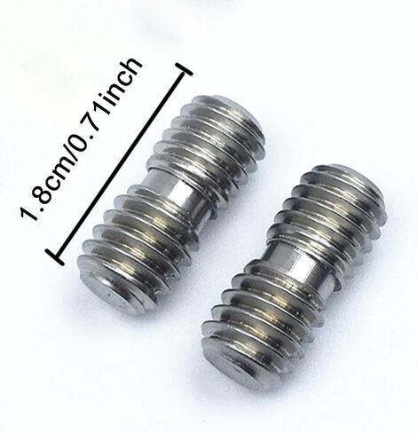 5-Pack Adapter Screw 5/16 Threads, 8mm Thread Thread Conversion, Stainless Steel Connector, Fastener for Auto Repair, Home Garage, Machinery Assembly in Kuwait