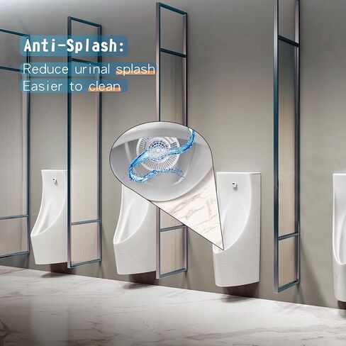 Urinal Screen Deodorizer 12 Pack, Urinal Cakes Ocean Breeze Long-Lasting Scent, Anti-Splash Design for Restrooms, Offices, Restaurants & Schools in Kuwait