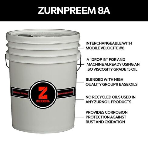 زيت المغزل zurnpreem 8A Premium ISO 15، 5 جالون in Kuwait