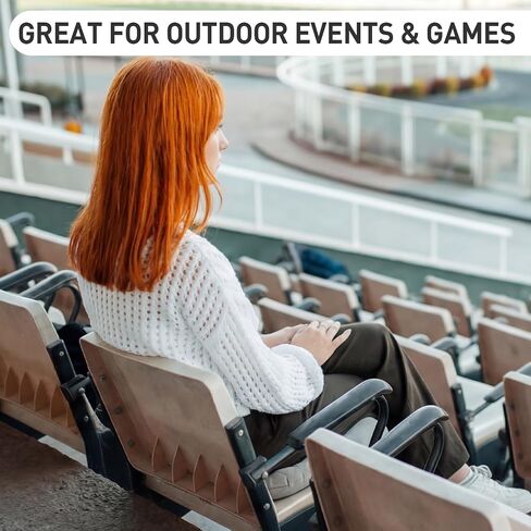 Inflatable Stadium Seat Cushion: Portable & Lightweight Airplane Seat Cushion - Ideal for Office Chairs, School Bleachers, Stadium Seats, Wheelchairs, Ergonomic Travel Air Pad in Kuwait