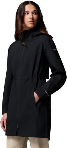 Columbia Women's Weekend Adventure II Long Shell, Black, 1X in Kuwait