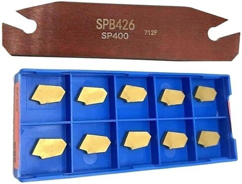 Spbfrom 26 إلى 4 حامل أدوات الحز 26 مم 10 قطعة Sp400 Gtn-4 كربيد إدراج مخرطة تحول الصلب للذهب شبه النهائي in Kuwait