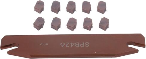 Spbfrom 26 إلى 4 حامل أدوات الحز 26 مم 10 قطعة Sp400 Gtn-4 كربيد إدراج مخرطة تحول الصلب للذهب شبه النهائي in Kuwait