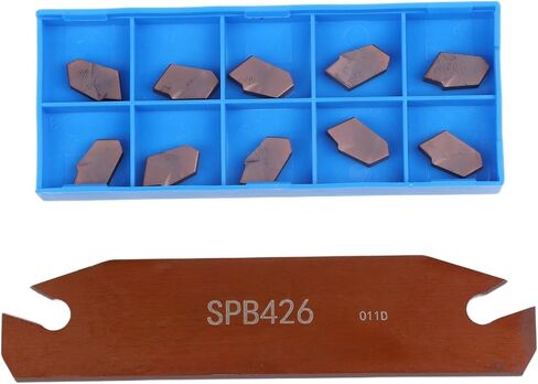 Spbfrom 26 إلى 4 حامل أدوات الحز 26 مم 10 قطعة Sp400 Gtn-4 كربيد إدراج مخرطة تحول الصلب للذهب شبه النهائي in Kuwait
