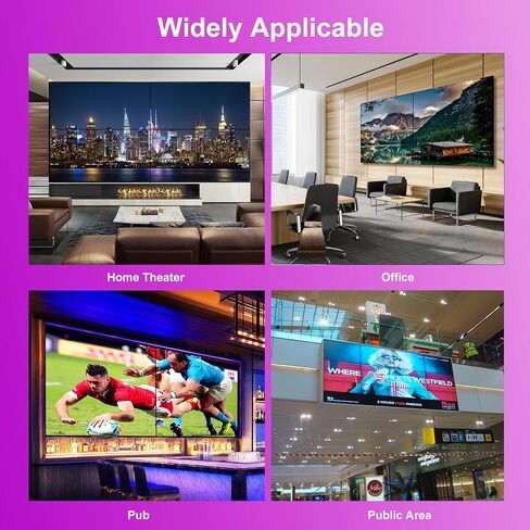 4K HDMl Video Wall Controller 2x2, 180° Rotate Video Wall Processor with IR Remote, 8 Splicing Modes 1x1 1x2 1x3 1x4 2x1 3x1 4x1, Combine 4 Screens into 1 Wall Display in Kuwait