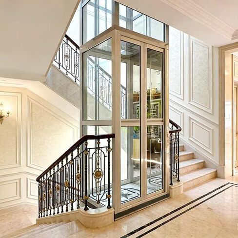 Home Elevator Residential Home Elevator for Seniors and Mobility Assistance Shaftless Indoor Home Lift with Smart Control System Quiet Ride Ideal for Existing Homes and Villas in Kuwait