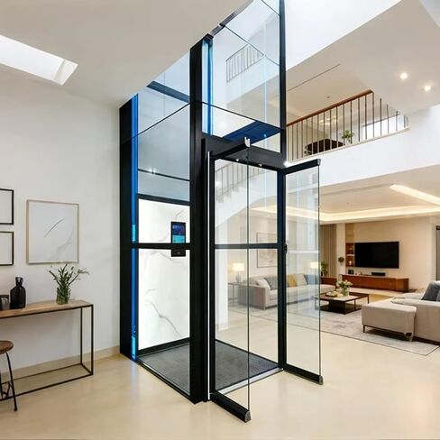 Home Elevator Residential Home Elevator for Seniors and Mobility Assistance Shaftless Indoor Home Lift with Smart Control System Quiet Ride Ideal for Existing Homes and Villas in Kuwait