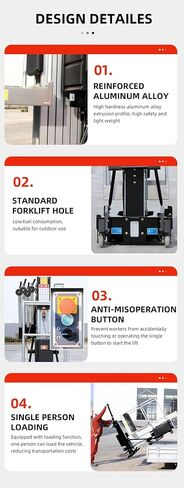 8m–12m Single Mast Aluminum Alloy Aerial Work Lift Electric Vertical Maintenance Platform for Warehouse Ceiling Repair Compact Portable Design Customizable in Kuwait
