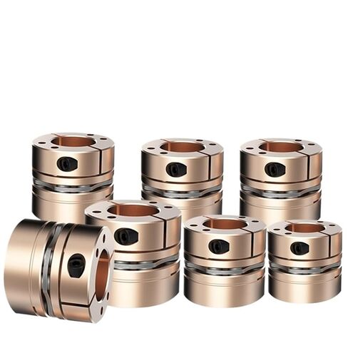 Servo to Shaft Coupler D50L44 12/13/14/15-26mm Rigidity Flexible 8 Screw Diaphragm Coupling 1Pcs(25X25) in Saudi Arabia