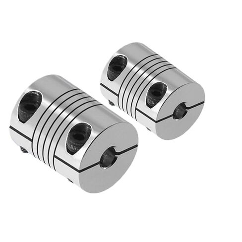 LR B D19L25 Aluminum Elastic Winding Shaft Coupler Motor Connector 4/5/6/7/8mm Thimble Type Coupling 1Pcs ﻿(5mmX10mm) in Saudi Arabia