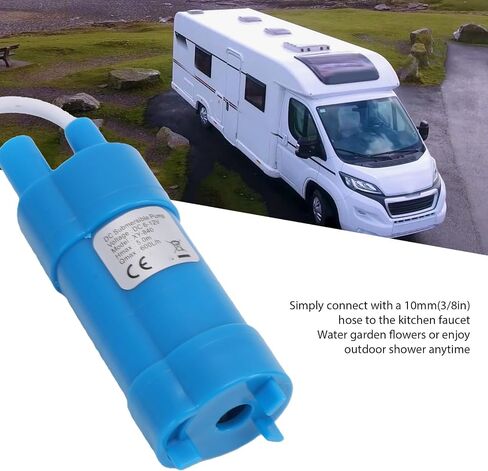 Direct Current RV Submersible Pump Compact 600LH for Outdoor Showers and Ponds 1 Unit in Kuwait